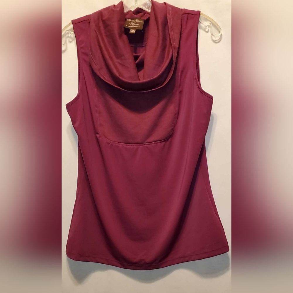 Kathleen Kirkwood Undercover Agent Womens Cowl Neck Tank Size-M ✨️EUC